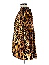 Meritt Animal Print Brown Long Sleeve Top Size M - photo 4