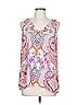 Tabitha Webb 100% Polyester Pink Sleeveless Blouse Size L - photo 1