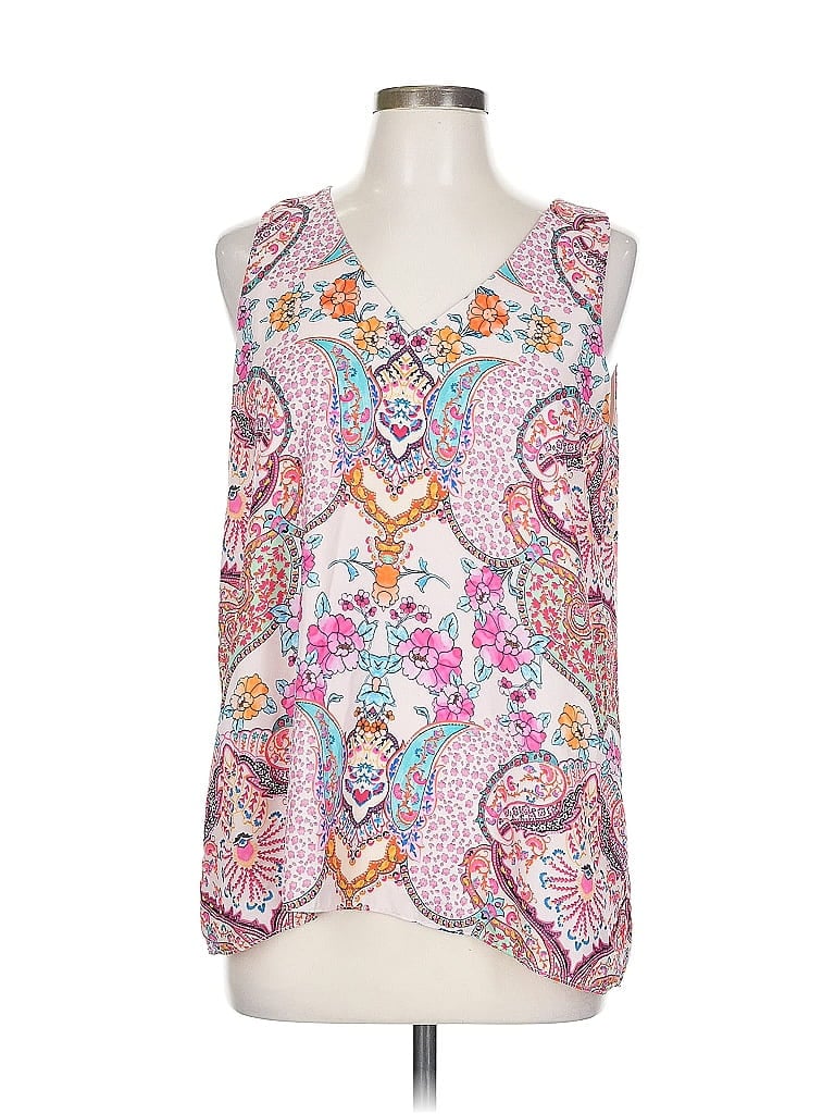 Pre-owned Tabitha Webb Sleeveless Blouse In Pink