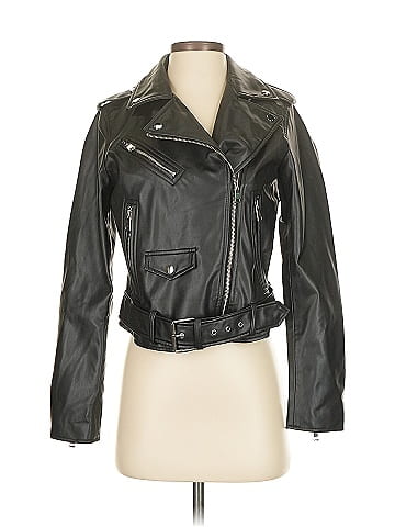 Zara Faux Leather Jacket (view 1)