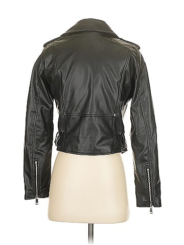 Zara Faux Leather Jacket (view 2)