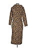 Worth New York Animal Print Brown Casual Dress Size L - photo 2