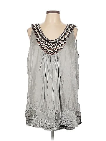 Tracy Porter Sleeveless Silk Top (view 1)