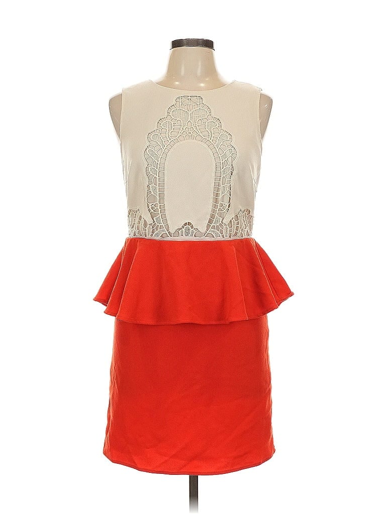 Pre-owned Bar Iii Cocktail Dress In Red