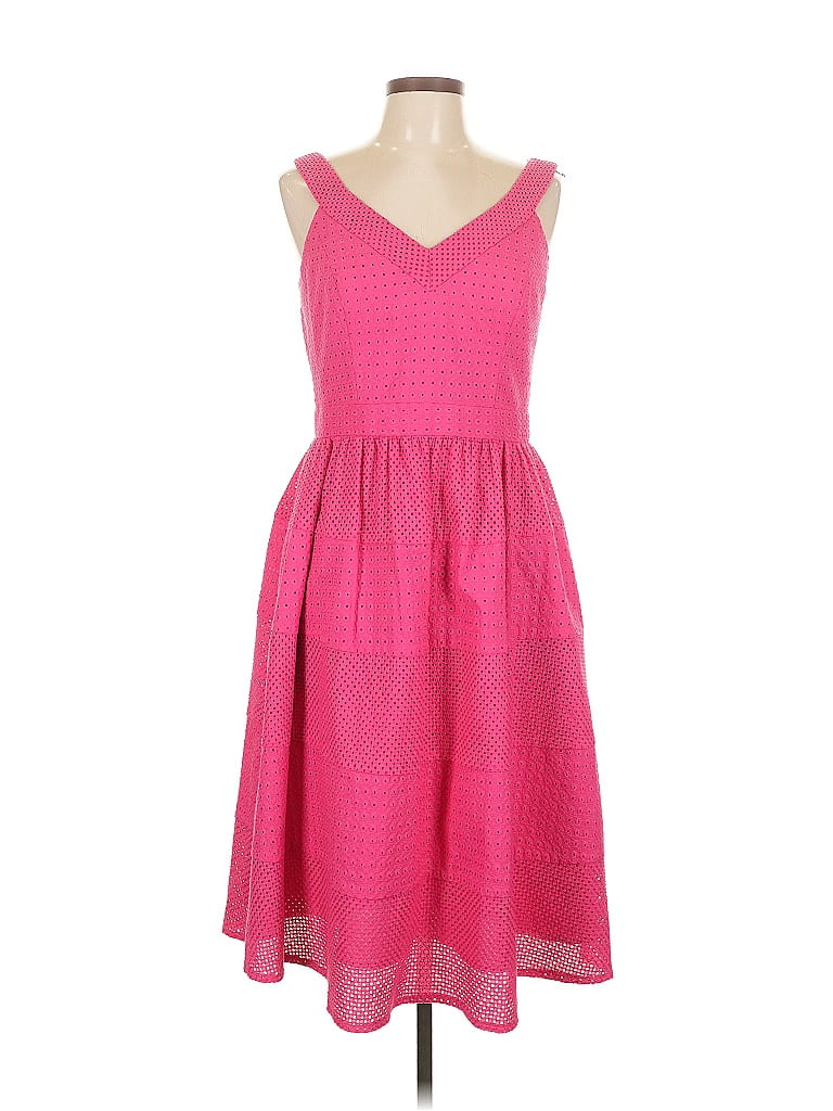 Donna Morgan 100% Cotton Pink Casual Dress Size 10 - photo 1