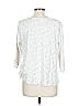 Purejill Silver 3/4 Sleeve T-Shirt Size L - photo 2