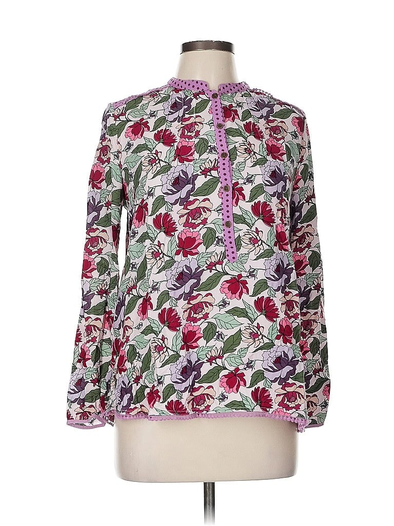 Pre-owned Matilda Jane Long Sleeve Blouse In Purple