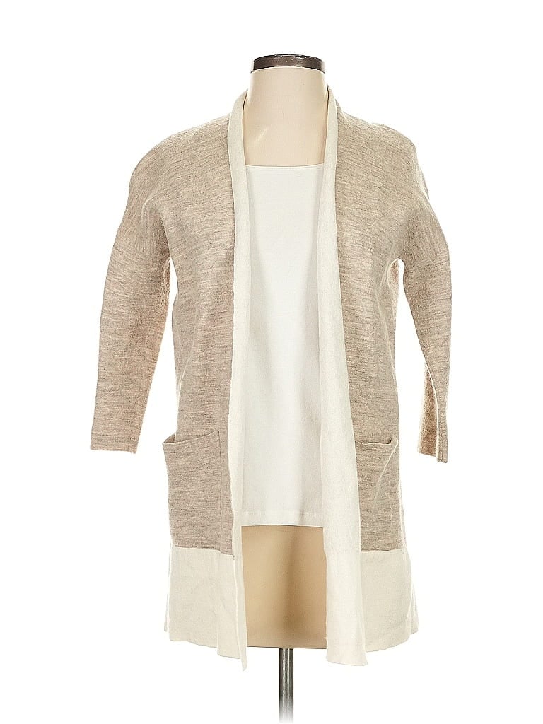 Pre-owned Eileen Fisher Cardigan Sweater In Brown