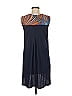 Tiny 100% Polyester Graphic Blue Casual Dress Size M - photo 2
