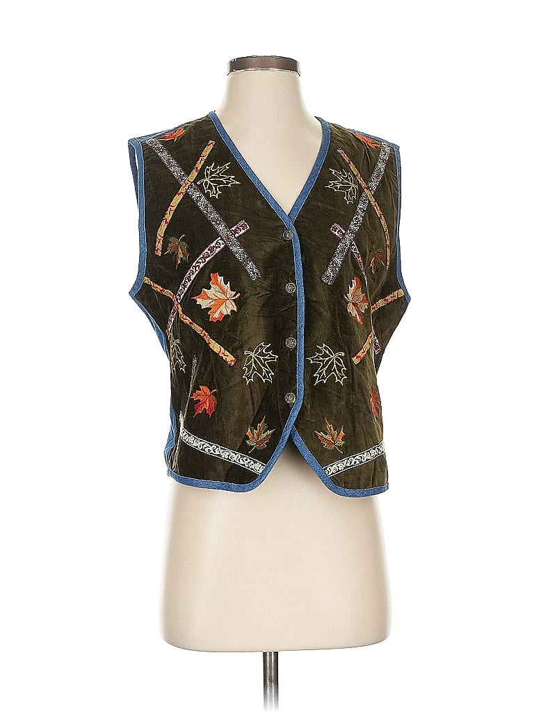 Pre-owned City Blues By Koret Vest In Green