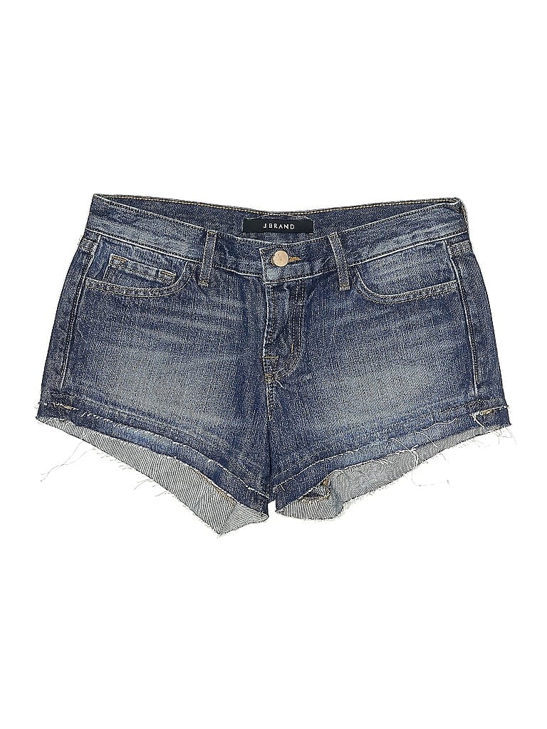 J Brand 100% Cotton Blue Denim Shorts Size 24 waist - photo 1