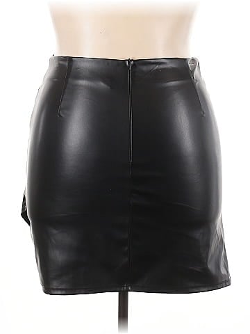 Unbranded Faux Leather Skirt (view 2)