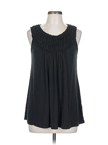 August Silk Sleeveless T-Shirt (view 1)