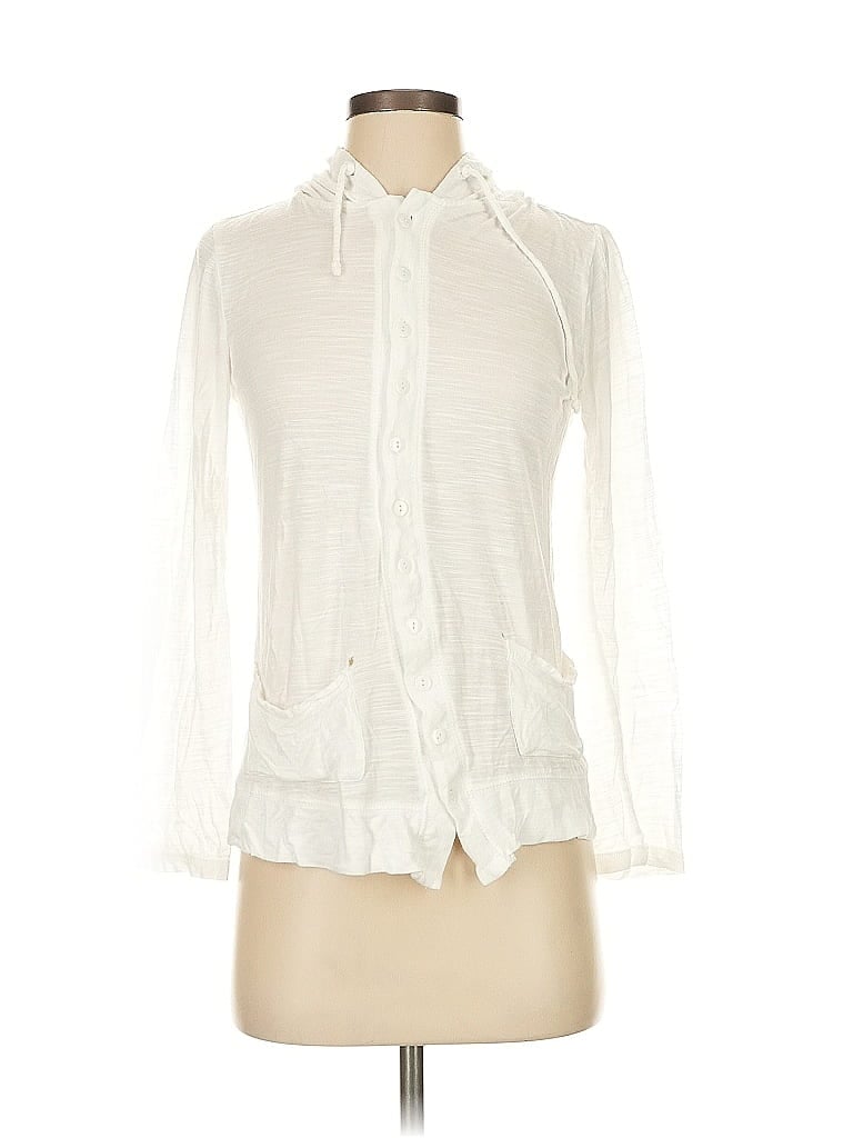 Mystree Ivory Long Sleeve Blouse Size S - photo 1