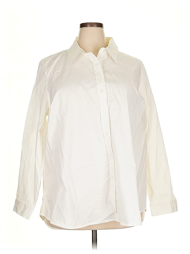 Lane Bryant Long Sleeve Button Down Top Size 18/20