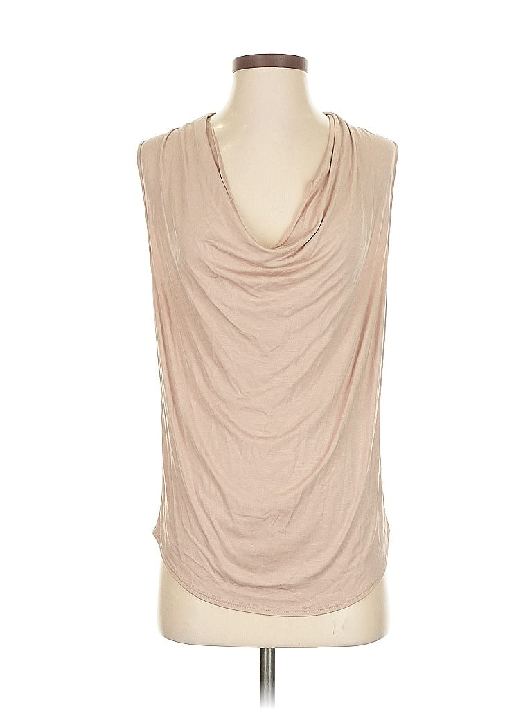 Pre-owned Kendall & Kylie Sleeveless Blouse In Brown