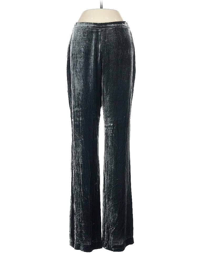 Worth New York Metallic Silver Casual Pants Size M - photo 1