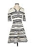 Jonathan Simkhai Stripes Ivory Casual Dress Size S - photo 1