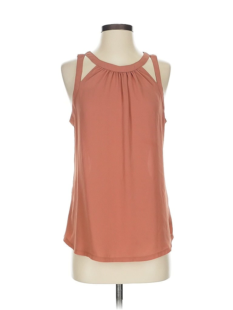 Pre-owned Express Sleeveless Blouse In Brown