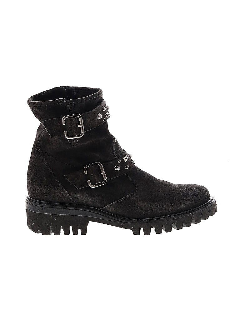 Paul Green Solid Black Ankle Boots Size UK 5 / US 7 - photo 1