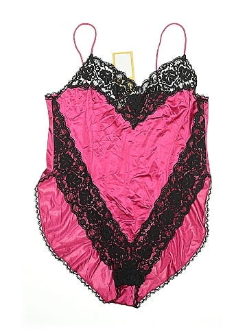 Jasmine Pink Lace Bodysuit with Straps (view 1)