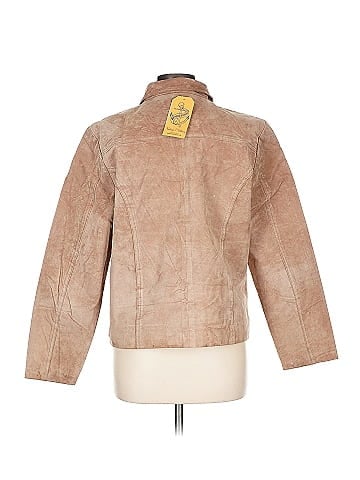 Christopher & Banks Brown Classic Jacket with Zip (view 2)