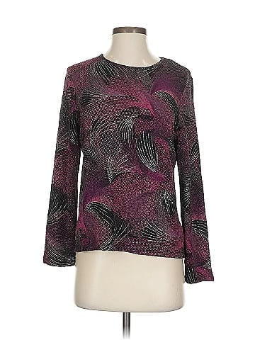 TanJay Purple Abstract Pattern Long Sleeve (view 1)