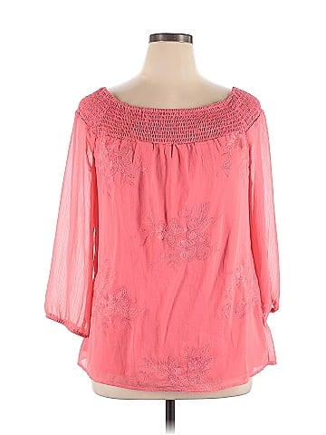 AB Studio 3/4 Sleeve Blouse (view 1)