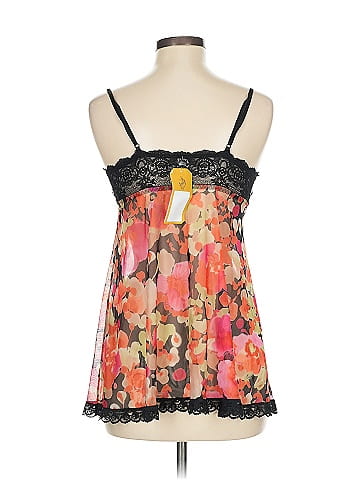Hanky Panky Black Floral Lace Trim Dress (view 2)