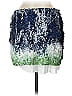 Zara W&B Collection Graphic Blue Casual Skirt Size M - photo 2