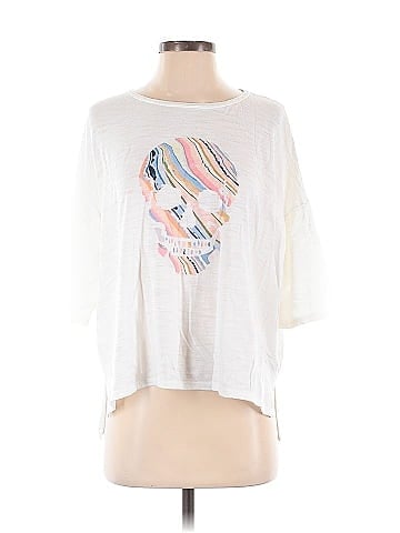 Skull Cashmere Short Sleeve Top (view 1)
