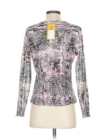 TanJay Pink Patterned Long Sleeve Top (view 2)