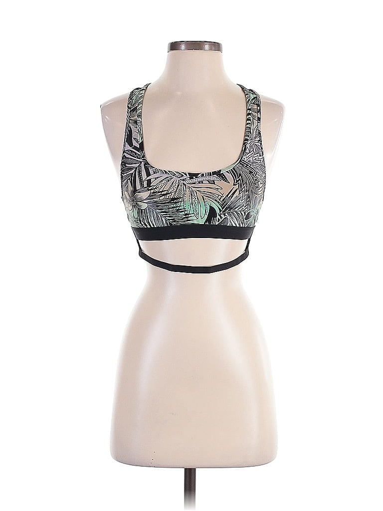 Koral Green Black Sports Bra Size S - photo 1
