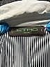 ETRO 100% Cotton Stripes Gray Black Long Sleeve Blouse Size L - photo 3