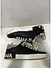 Dolce & Gabbana 100% Leather Blue Black Leather Portofino Sneakers Size EU 37 - photo 7