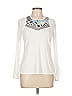 Lucky in Love Ivory Long Sleeve Top Size L - photo 1