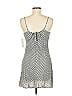RVCA 100% Viscose Houndstooth Silver White Cocktail Dress Size M - photo 2
