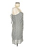 RVCA 100% Viscose Houndstooth Silver White Cocktail Dress Size M - photo 3