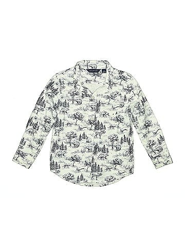 Janie and Jack Long Sleeve Button-Down Shirt (view 1)