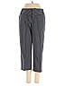 Arden B. Stripes Gray Casual Pants Size 4 - photo 1