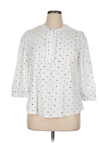Croft & Barrow 3/4 Sleeve Henley (view 1)