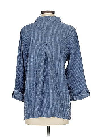 Habitat 3/4 Sleeve Button-Down Shirt (view 2)