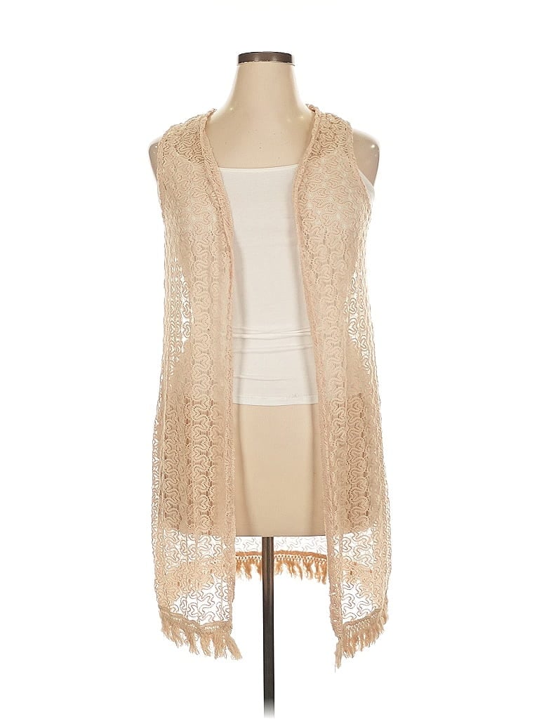 Wallflower 100% Polyester Tan Vest Size XL - photo 1