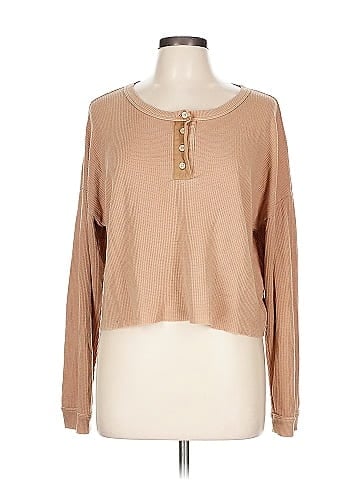 American Eagle Outfitters Long Sleeve Henley (view 1)