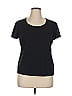 St. John Sport Black Short Sleeve T-Shirt Size XL - photo 1