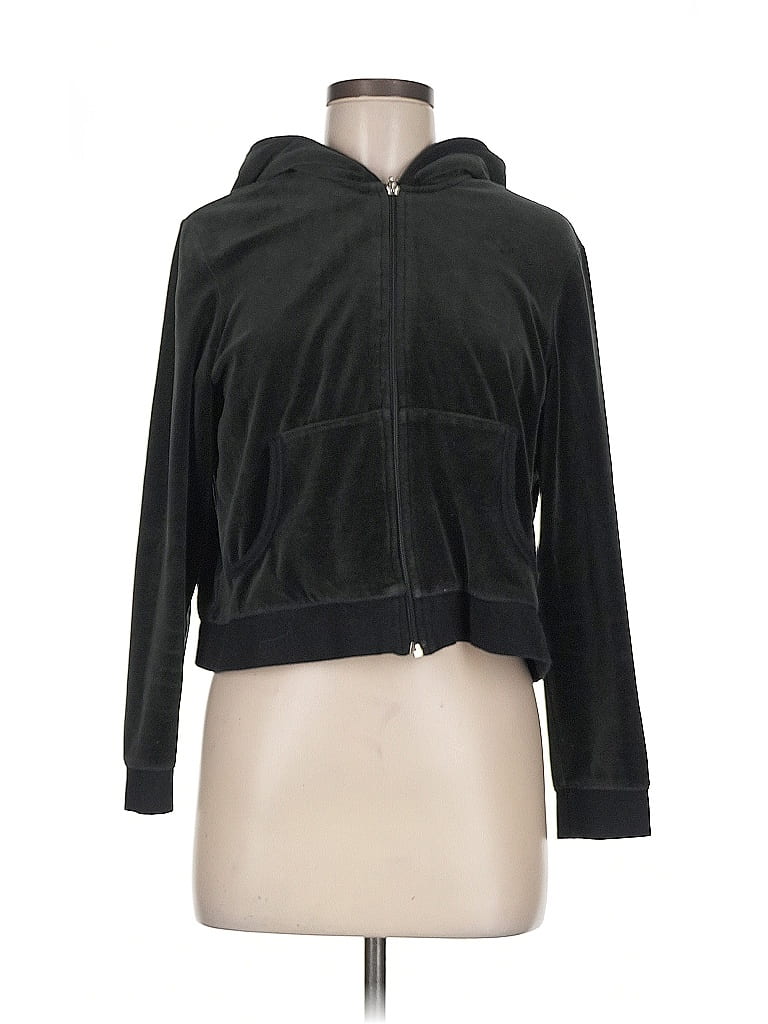 Pre-owned Chadwicks Zip Up Hoodie In Black