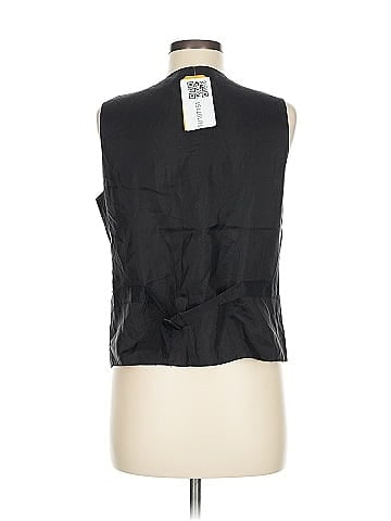 Stephanie Andrews Black Embroidered 1990s Vest  (view 2)