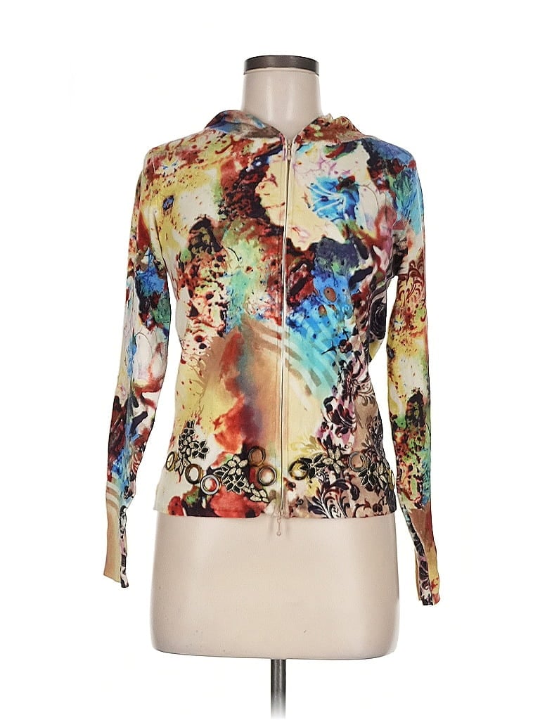 Alberto Makali Print Gold Jacket Size M - photo 1