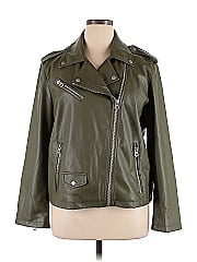 Scoop Faux Leather Jacket