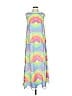 Mara Hoffman 100% Polyester Print Blue Casual Dress Size S - photo 1